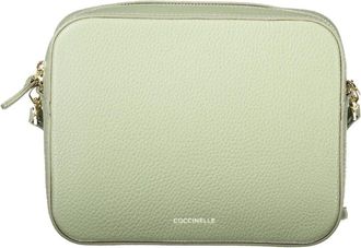 Coccinelle Mini Tebe Bag - Dames - Schoudertassen - Groen - ONE Size - Katoen - Tassen