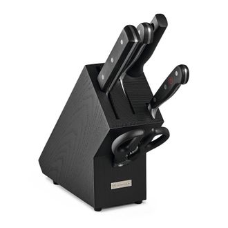 W&uuml;sthof Classic 6 Piece Knife Block Set, Black Ash
