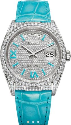 Rolex 36mm Turquoise Oyster Perpetual Day-Date