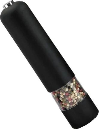 OEM Molinillo De Pimienta El&eacute;ctrico, Recargable, 22 Cm, Grado De Molienda Ajustable, Mecanismo De Molienda Cer&aacute;mica, Luz Led, Negro, Recargable Usb