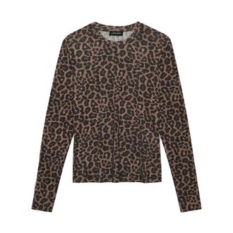 Anine Bing Tops, Dames, Veelkleurig, M, Katoen, Sylvie Long Sleeve Tee