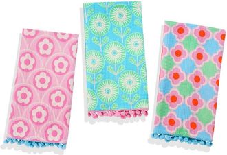 Tiramisu Retro Pop Floral Towel Set