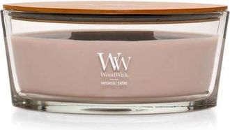 Woodwick geurkaars Patchouli Cr&eacute;me Ellipse