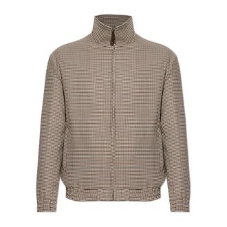 Etro Etro, Light Jackets, male, Brown, Size: L Insulated Checked Jacket