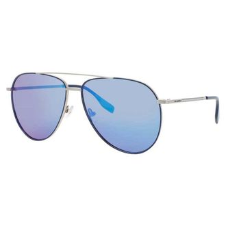 Karl Lagerfeld Mens Blue Rectangular Sunglasses KLKL360SN040