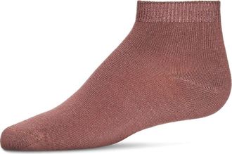 MeMoi Basic Silky-Soft Gauge Ankle Sock in Deep Mauve at Nordstrom, Size 6-12M