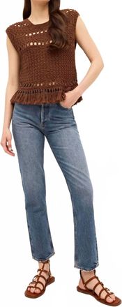 Marie Oliver Mira Top In Brown