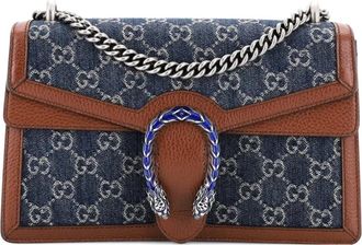 Gucci Dionysus Bag GG Denim Small shoulder bag - Bruin