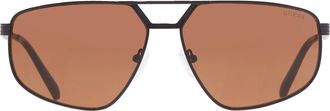 Guess Brown Navigator Mens Sunglasses GF00044 02E 61