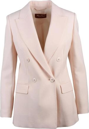Max Mara Dames, Jassen, Roze, Maat: XS Wol