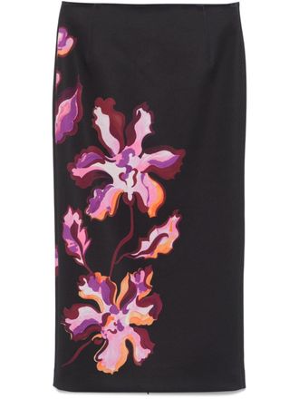 Dorothee Schumacher Flame Flower skirt - Black