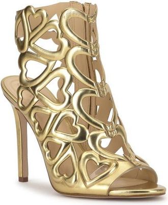 Jessica Simpson Jalina Sandal in Gold/Clear at Nordstrom, Size 6.5