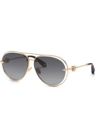 Roberto Cavalli Womens SRC032M610300 SRC032M 61 0300 Sunglasses - Gold - One Size