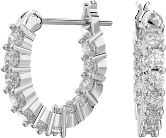 Swarovski Vittore White Stone Oorbellen - Dames - Oorbellen - Grijs - ONE Size - Accessoires
