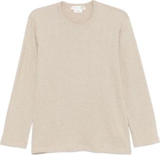 Comme Des Gar&ccedil;ons Camiseta de mezcla de lino y algod&oacute;n de Comme Des Gar&ccedil;ons