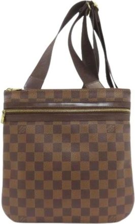 Louis Vuitton Pre-owned Cross Body Bags, female, Brown, Size: ONE SIZE Pre-owned Pochette Shoulder Bag