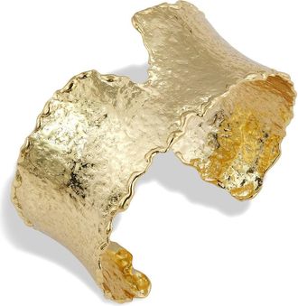 Savvy Cie Jewels Flex Cuff Bracelet in Yellow at Nordstrom Rack