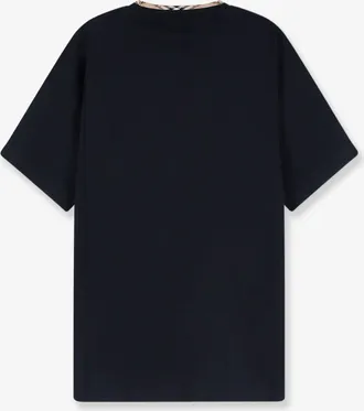 Burberry Mens T-Shirt Cotton Black T-Shirts And Polos