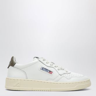 Autry Sneakers Medalist Low in pelle bianca/choco