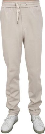 PESERICO Katoenen Jogger Broek - Heren - Sweatpants - Grijs - M - Katoen - Broeken