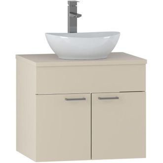 Badplaats Mobile lavabo Colorado 60 x 46 cm cashmere - Mobile bagno sospeso con 2 cassetti
