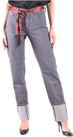 Jacob Cohen Straight Jeans - Dames - Regular Fit Jeans - Grijs - W27 - Katoen - Jeans
