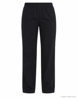 Pomandere Black Cotton Chino Pants