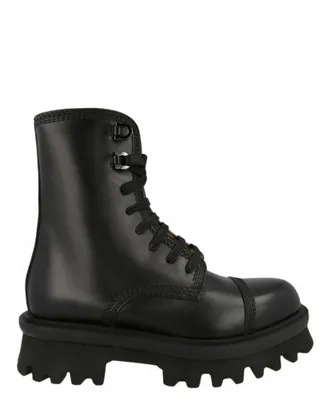 Ferragamo Faraway Demi Combat Boots