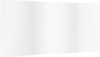 vidaXL Biombo divisor de bambú blanco 165x400 cm Vidaxl