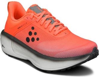 Craft Nordlite Ultra 2 Running Shoe in Shock/Grey at Nordstrom, Size 10.5