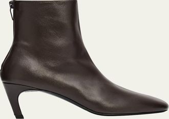 Toteme 50mm Soft Nappa Leather Ankle Boots