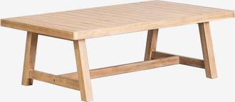 Sklum Sklum - Mesa De Centro Para Jard&iacute;n Rectangular 130x75 Cm En Madera De Acacia Dubai