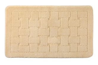 TJ Hughes Orkney - Crosshatch Bath mat in Cream - TJ Hughes