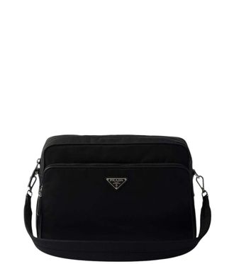 Prada Black Logo Large Crossbody Bag