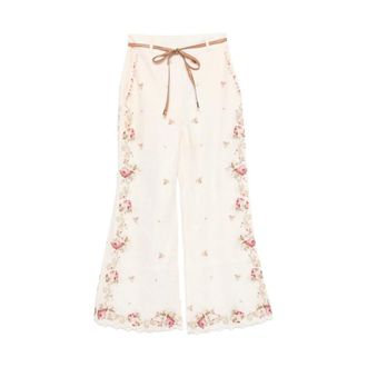 Zimmermann Mujer, Pantalones, Beige, Talla: M