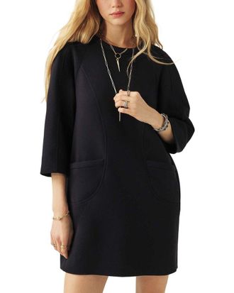 BA&SH Ba&Sh Molyna Wool-Blend Dress