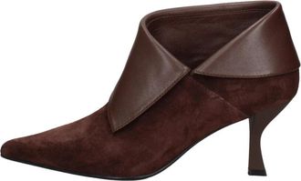 Marc Ellis Edera Elite Heeled Boots - Dames - Laarzen met Hak - Bruin - 37 EU - Leer - Schoenen