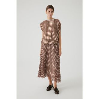 Exquise Anita Midi Skirt in Brown at Nordstrom, Size Xx-Large