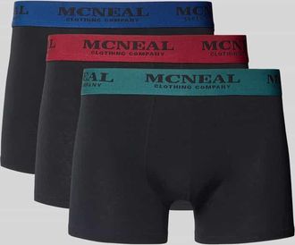 Mc Neal Trunks mit elastischem Logo-Bund im 3er-Pack in Black, Größe XXL