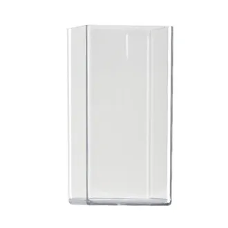 OEM Jarrones Cuadrados De Acr&iacute;lico Transparente, Ideales Como Centros De Mesa - 10x20cm