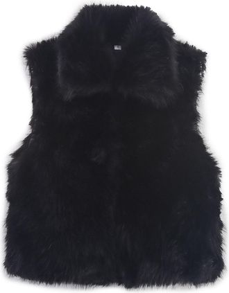 Generic Womens Fleece Gilets Faux Fur Coats Sleeveless Cardigan Bodywarmer Jacket Winter Thermal Fuzzy Vest Fluffy Casual Lapel Gilet Coats Fashion Solid Colo