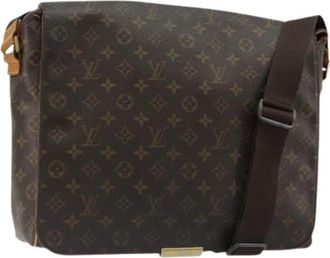 Louis Vuitton Pre-owned Abbesses Schoudertas - Dames - Vintage Schoudertas - Bruin - ONE Size - Leer - Vintage