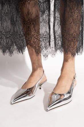 PARIS TEXAS Heeled Shoes Jessica, Womens, Silver