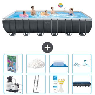 Intex Piscina Ultra Xtr Rectangular - 732x366x132 Cm - 9-piezas S675