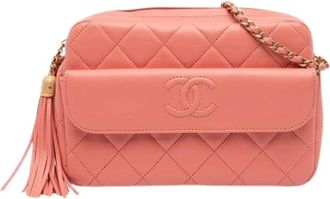 Chanel Pre-owned Cross Body Bags, female, Pink, Size: ONE SIZE Pre-owned Crossbody Bag