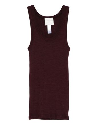 Forte_Forte Forte_Forte Wool Ribbed American Tank Top