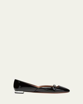 Aquazzura Soul Sister Buckle Ballerina Flats