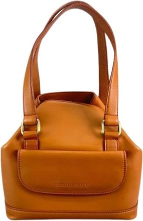Burberry Pre-owned Vintage Handbag - Dames - Vintage Handtas - Bruin - ONE Size - Leer - Vintage