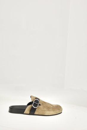 Dior Mens Sabot Boston Calf Leather Beige Sandal