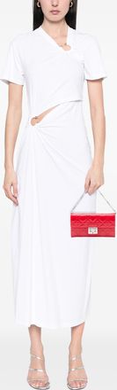 Dior Pre-owned Womens Patent Cannage Miss Wallet On Chain - Red Leather - One Size